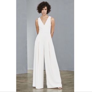 Amsale Sheer Back Jumpsuit 4 New Without Tag